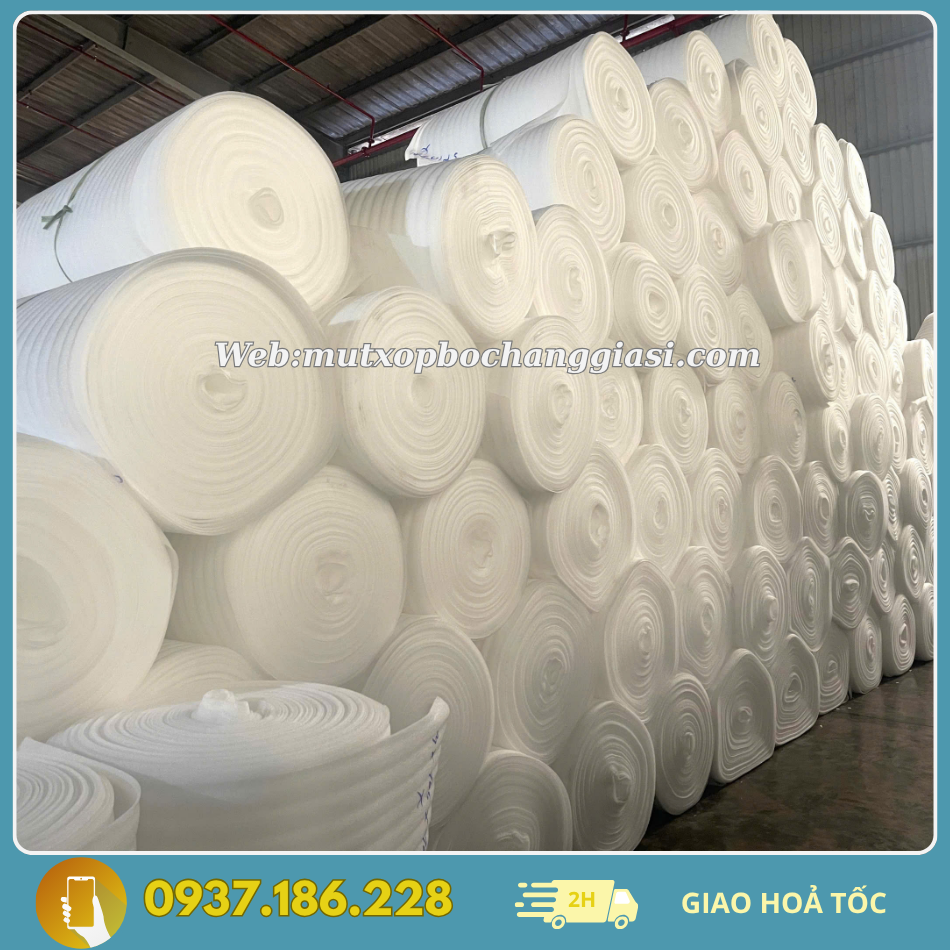 cuon xop pe foam boc hang